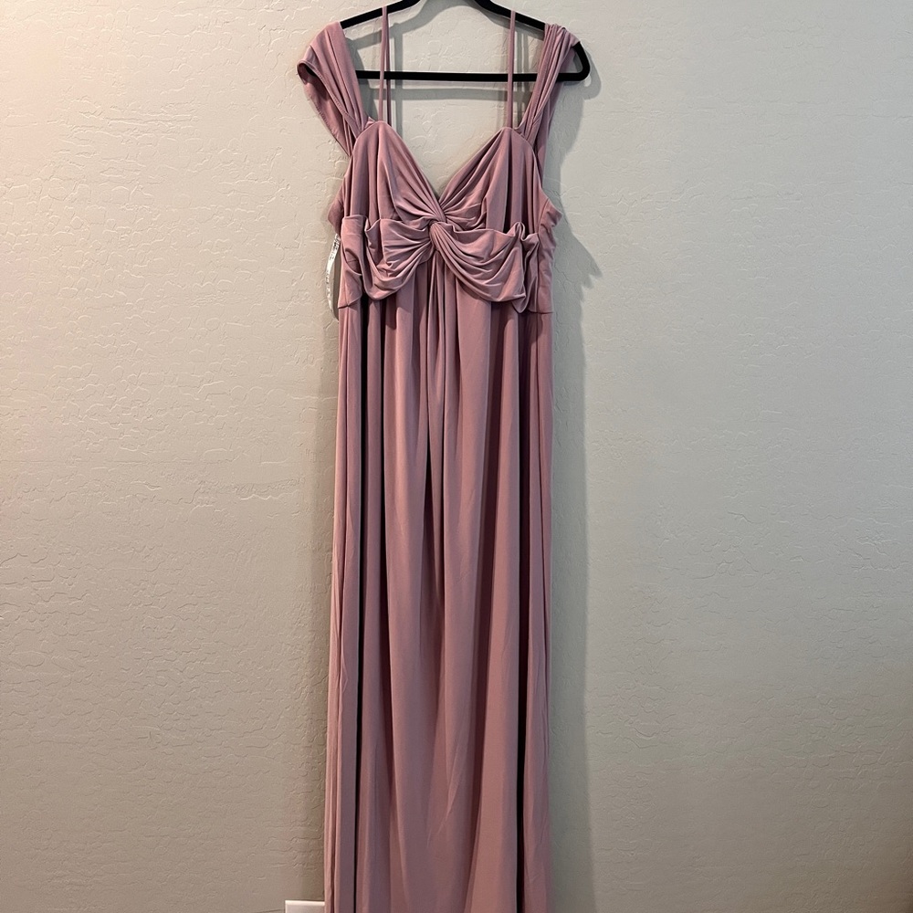 David's Bridal Quartz Bridesmaid Dress